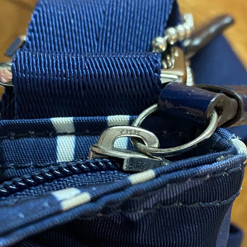 EUC Coach Blue Signature Logo Crossbody - Picture 11 of 12